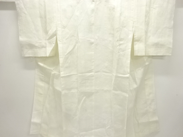 JAPANESE KIMONO / ANTIQUE HONMA OPENWORK JUBAN / GRASS / FLOWER PATTER